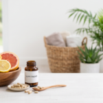 "Create a clean, professional blog header image for an article about Is Citrus Burn a Scam or Legit? Full Investigation Include relevant visual elements like supplements, healthy food, or wellness imagery. No text in the image. Horizontal format 1200x628 pixels."