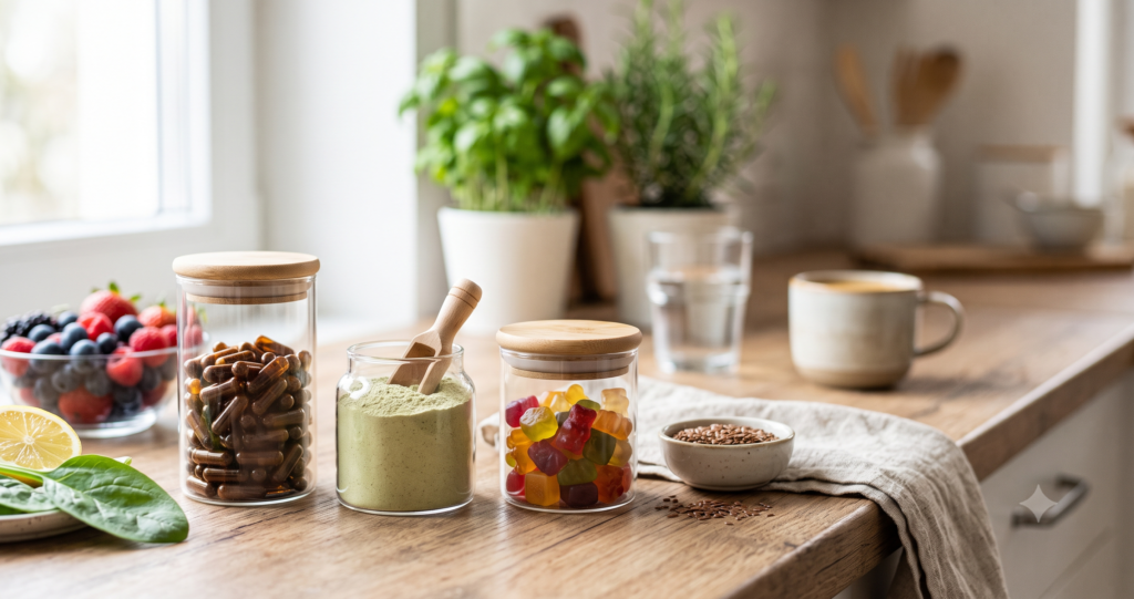 How to Choose Between Capsules, Powders and Gummies